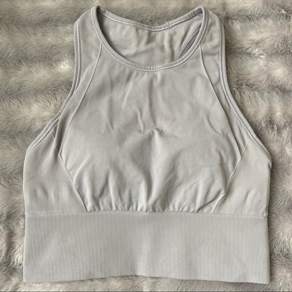 Ebb to Train Bra/Tank Top Iced Iris Size 4 - Picture 4 of 9
